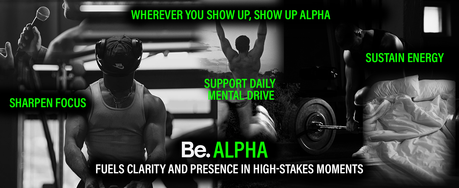 Be Wellness Alpha Testosterone Support for Men | Daily Magnesium Supplement, Ashwagandha, Safed Musli, Fenugreek, Gokhshura & Ginseng | For Energy, Stamina, Vitality & Muscle Mass | (120 capsules)