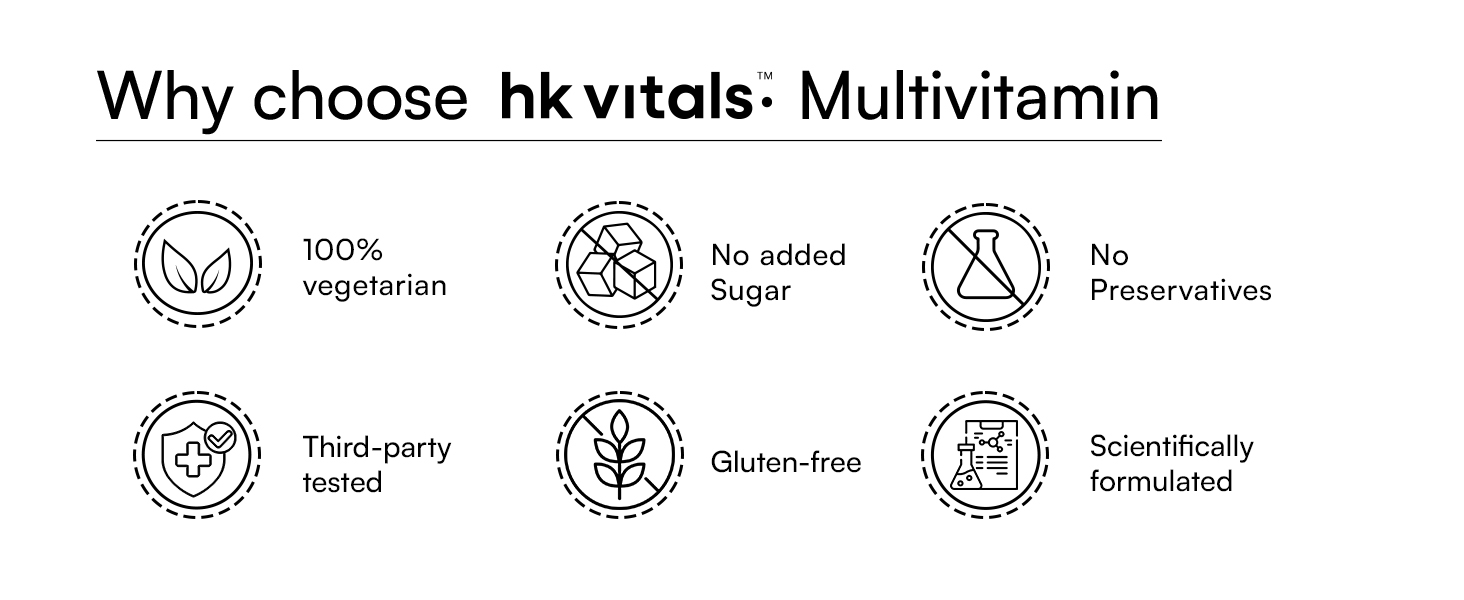 hk vitals Fish Oil & Multivitamin, 2 x 60 Tablets + Sipper 300ml