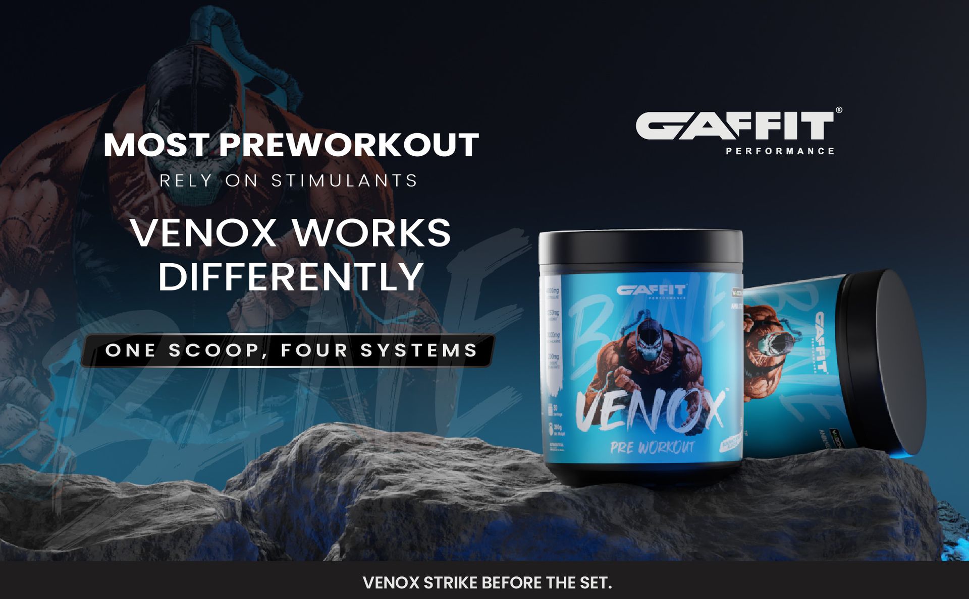 Venox Pre-Workout for Men & Women | Powered by Aminature® L-Citrulline & Vasonix® |High-Performance Powder For Intense Energy, Focus & Muscle Pump | 30 Servings, 360g | Zesty Pine Flavour