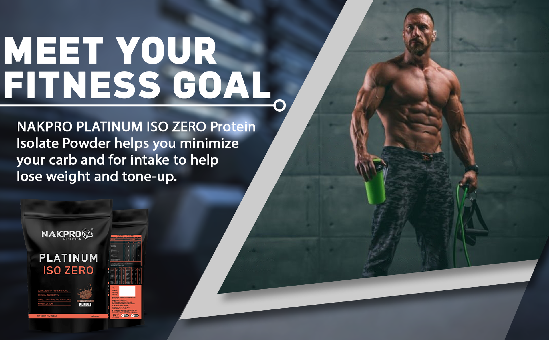 NAKPRO PLATINUM ISO ZERO 100% Whey Protein Isolate|Low Carbs|Added Vitamins & Minerals|Easy Mixing, Easy Digesting Whey Protein Supplement Powder|1 Kilogram Chocolate Flavour, 1 Count, 29 Servings