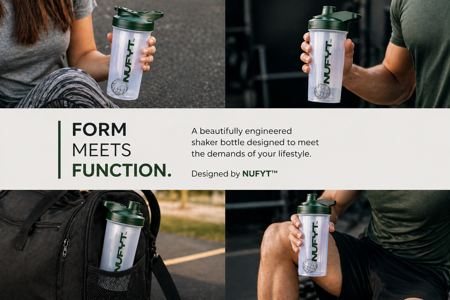 (Patented Design BPA-Free Protein Shaker Bottle 500 ml with Steel Whisk Ball | Leak-Proof Lid | Easy to Clean & Travel Friendly | for Protein Shakes, Pre-Workout & Smooth Mixing