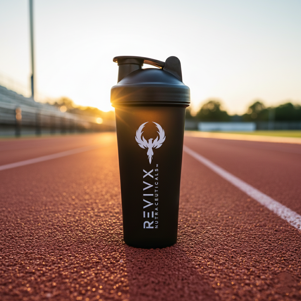 Protein Shaker Bottle 700ml BPA-Free Leakproof Gym Shaker for Fitness & Workouts (White)