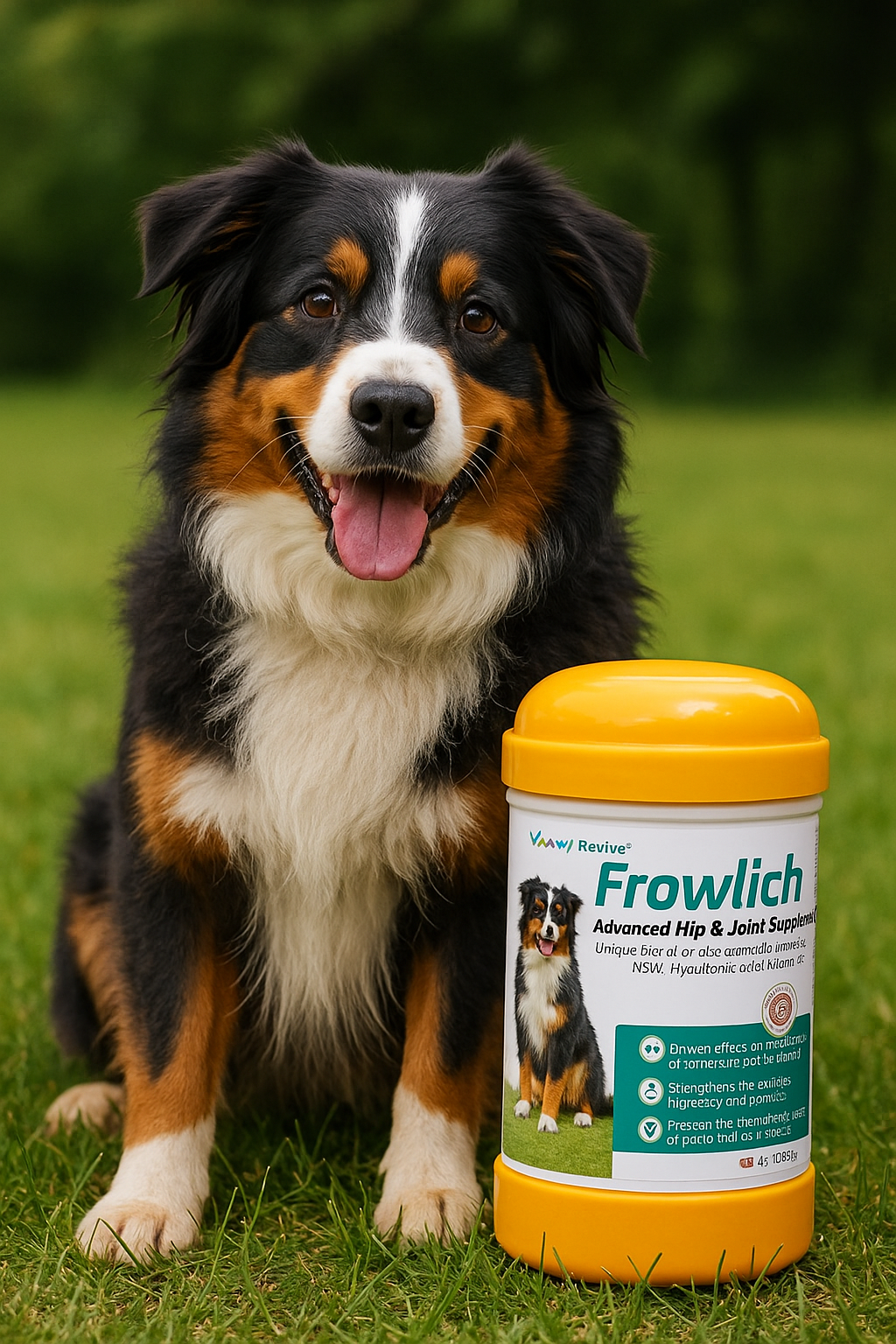 Frowlich Advanced Hip and Joint Supplement 40 Tablets- Unique Blend of Glucosamine, Chondroitin, MSM, Hyaluronic Acid & Vitamin C for Joint Support & Mobility – Tablets