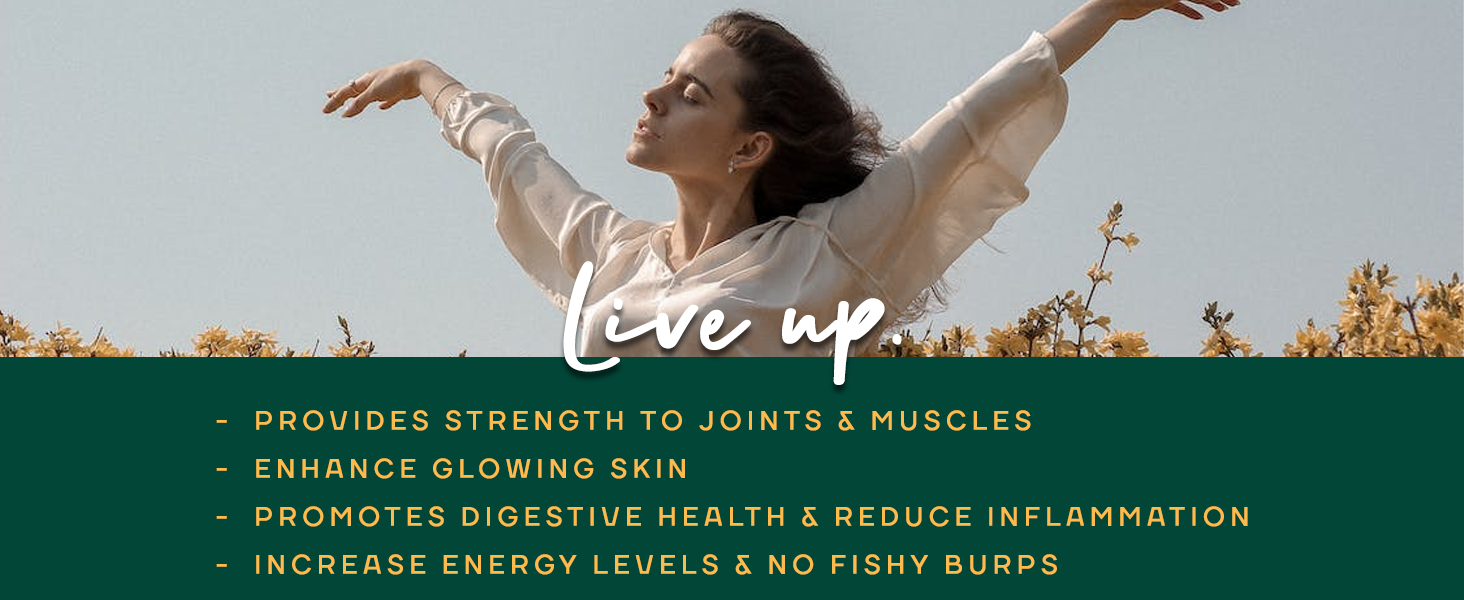 MOUNTAINOR Omega 3 Fish Oil 2500MG Triple Strength Contains - 1100mg EPA & 700mg DHA Per Serving Purified & Mercury Free with No Fishy Burps for Heart, Brain & Joint Health (50 Softgels)