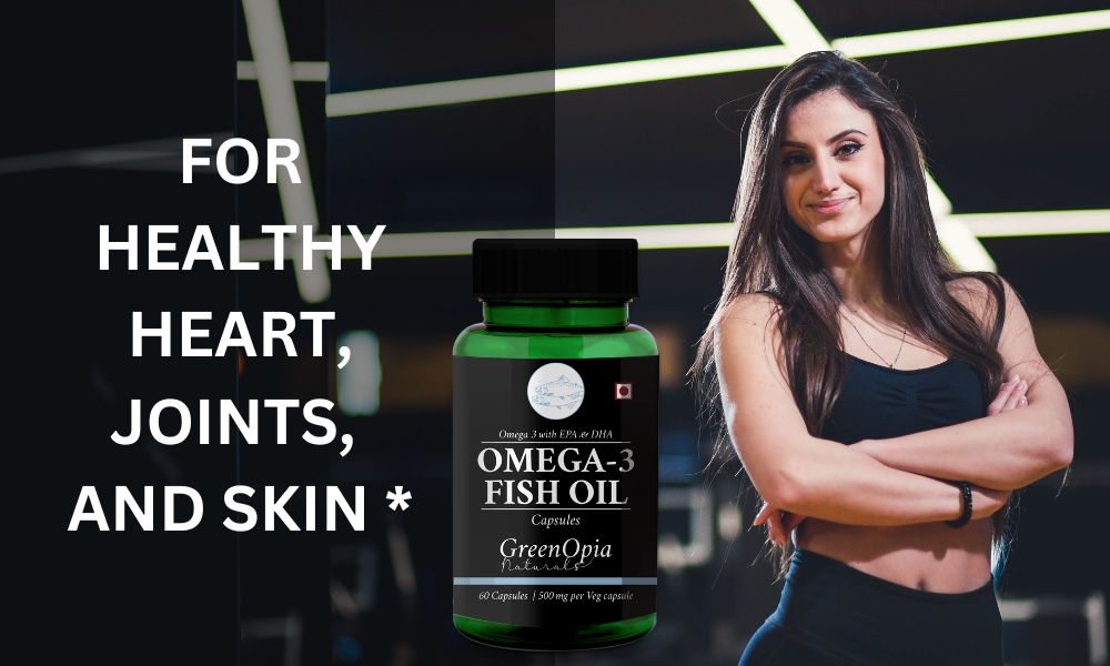 Omega-3 Fish Oil | 500mg | 60 Capsules | Brain & Joint Wellness