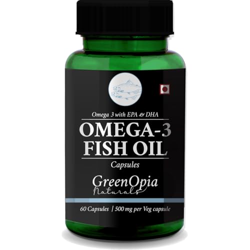 Omega-3 Fish Oil | 500mg | 60 Capsules | Brain & Joint Wellness