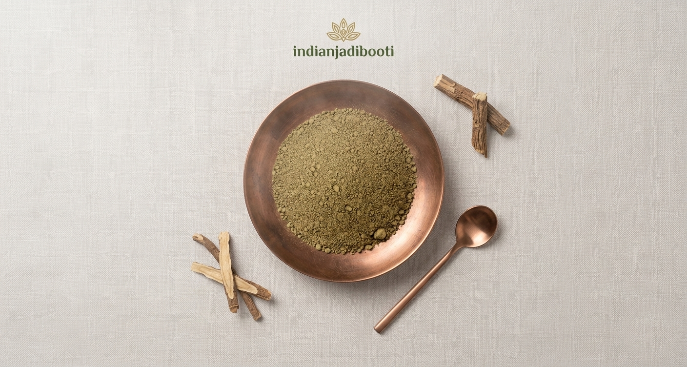 IndianJadiBooti Pure Salam Panja Powder (Marsh Orchid) | Rare Ayurvedic Root for Holistic Vitality, Traditional Rejuvenation & Systemic Strength (5g)