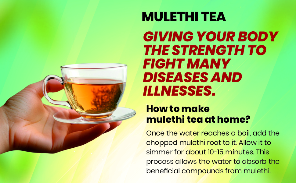 NeutraVed Mulethi Stick in Small Cut Size | Tea-Cut Licorice Root for Herbal Tea & Infusion | Not Powder or Whole Sticks | 150g
