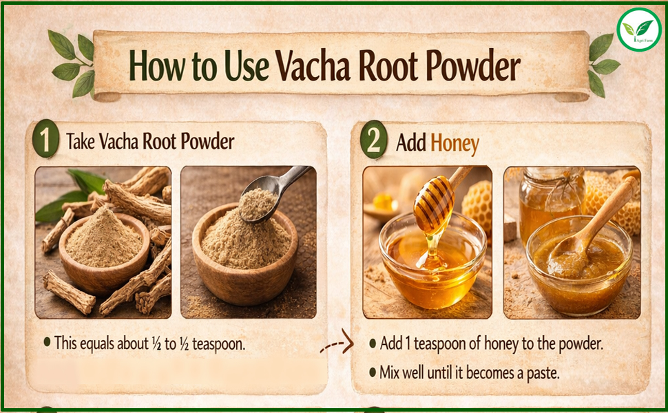 Iagrifarm Vacha Root Powder - 250 gram - Sweet Flag/Vasambu/Calamus Root Powder