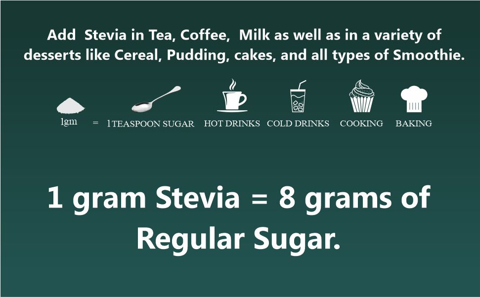 Zindagi Stevia Powder | Natural Stevia Table Top Sweetener | Diabetic Friendly Sugar Free | 400GM