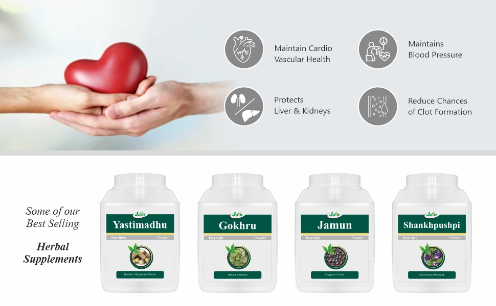 Jain Pure Arjun Chaal | Arjun | Arjun Ki Chhal Powder | Supports Heart Health | Promotes Good Cholesterol, 400 gms