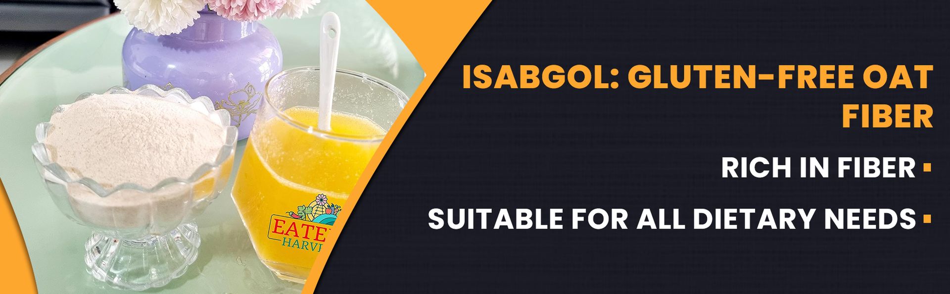 by Saipro Psyllium Husk Isabgol Powder,75 gm SUGAR FREE, Diabetic friendly, 15 Days Serving, Daily fiber Mild Tangy Orange flavor|Boosts Digestion | Natural Constipation Relief Good fiber blend| ease digestion, all natural, No preservative, No added color