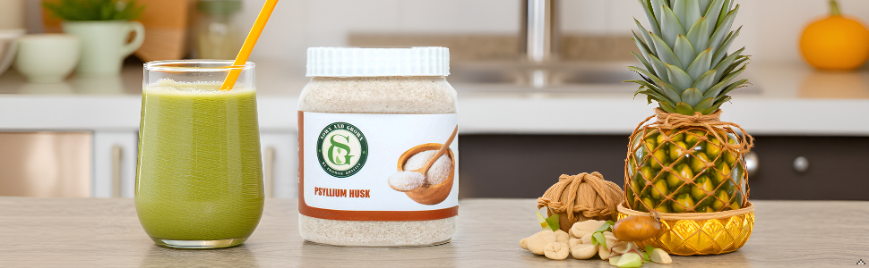 Sown and Grown Isabgol- Psyllium Husk- 200g | Isabgol | Rich Source Of Dietary Fiber, Gluten Free | Effectively Relieves Constipation | Supplement For Digestion
