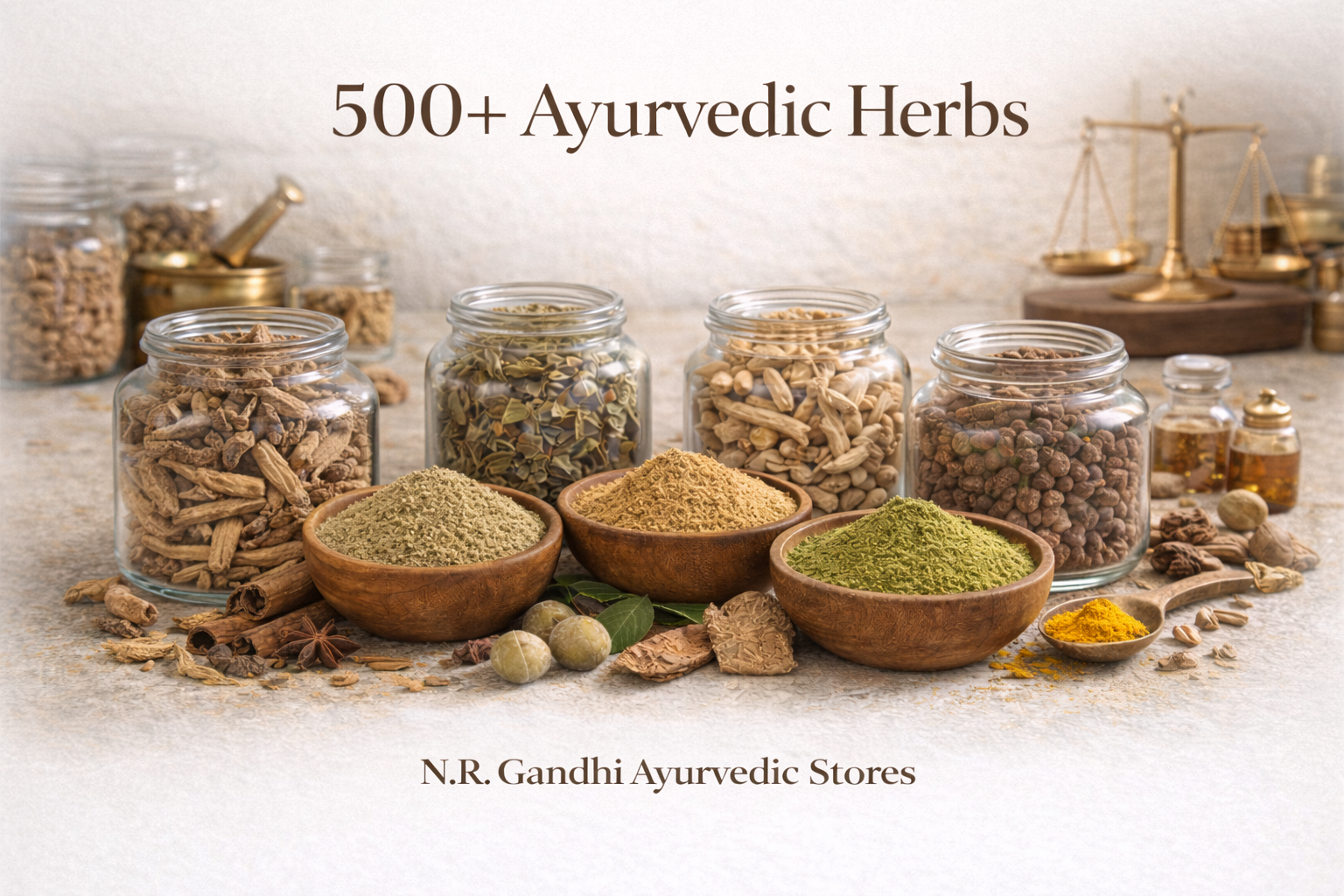 N.R. Gandhi Ashwagandha Roots Original | Withania Somnifera Dried Roots | 100% Natural Ayurvedic Herb for Stress, Strength & Vitality | 50 g