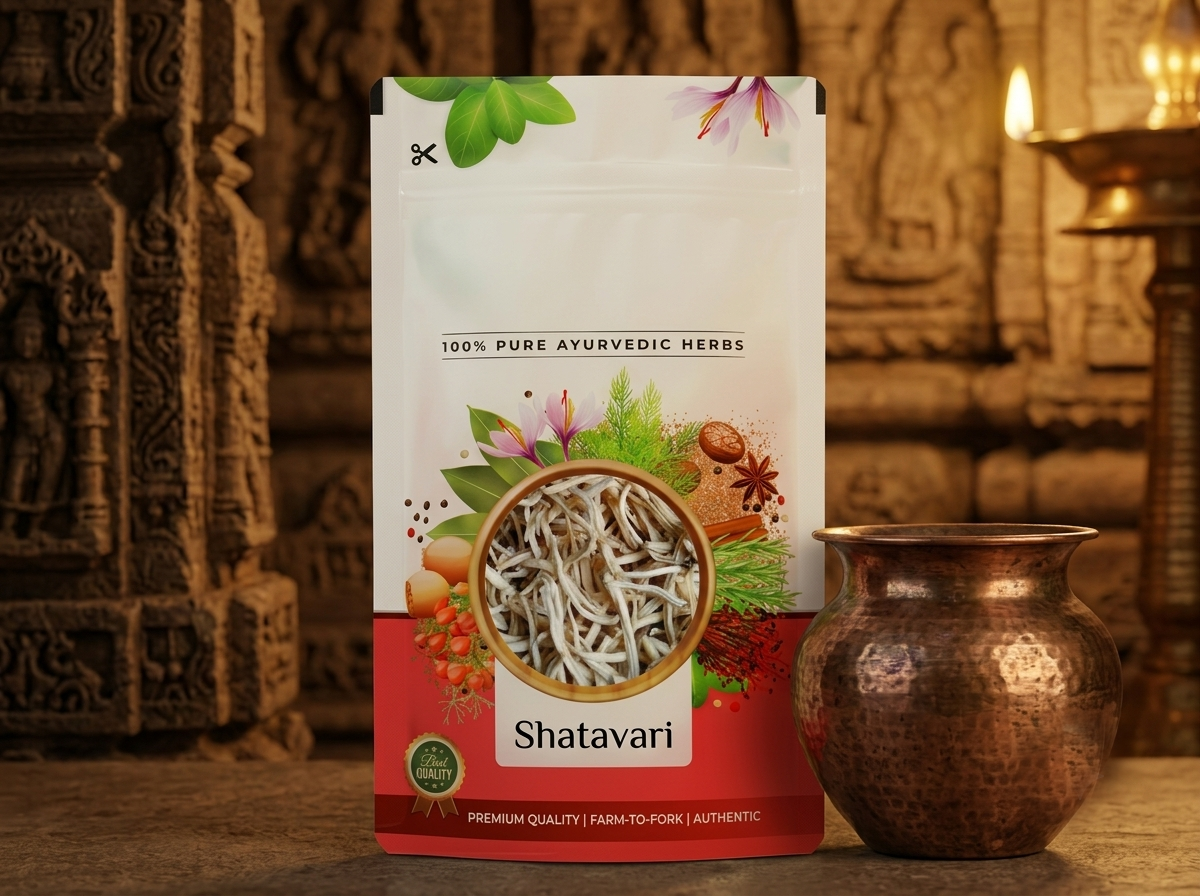 IndianJadiBooti Shatavari White (Asparagus Racemosus) | Satavar Sabut | Premium Ayurvedic Herb for Women’s Wellness, Vitality & Nutrition | Natural & Raw 250g