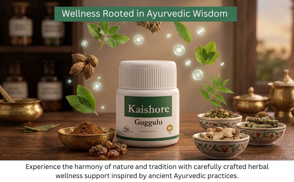 Herb Essential Kaishore Guggulu 60 Tablets, Ayurvedic Formula for Digestion