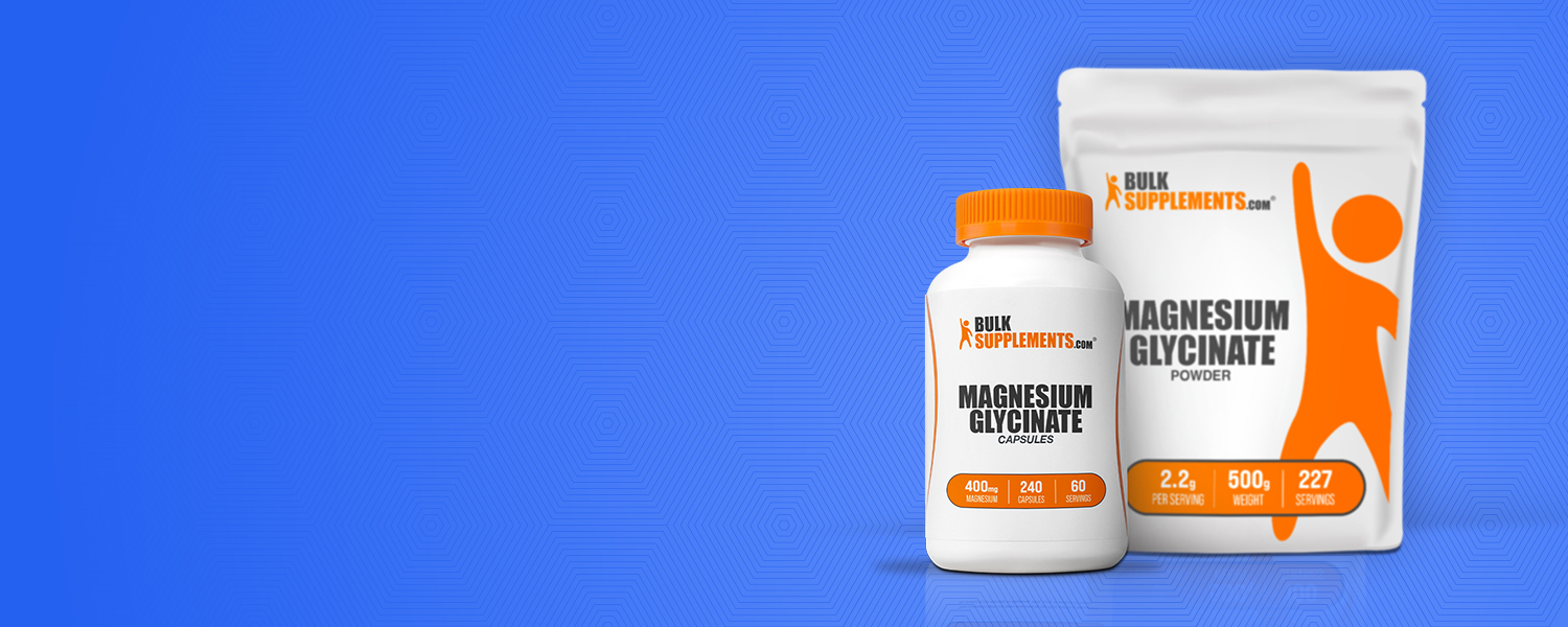 BulkSupplements.com Magnesium Glycinate Capsules - Magnesium Supplement, Highly Absorbed Form - Gluten Free, 4 Capsules per Serving (400mg), 240 Count (Pack of 1)
