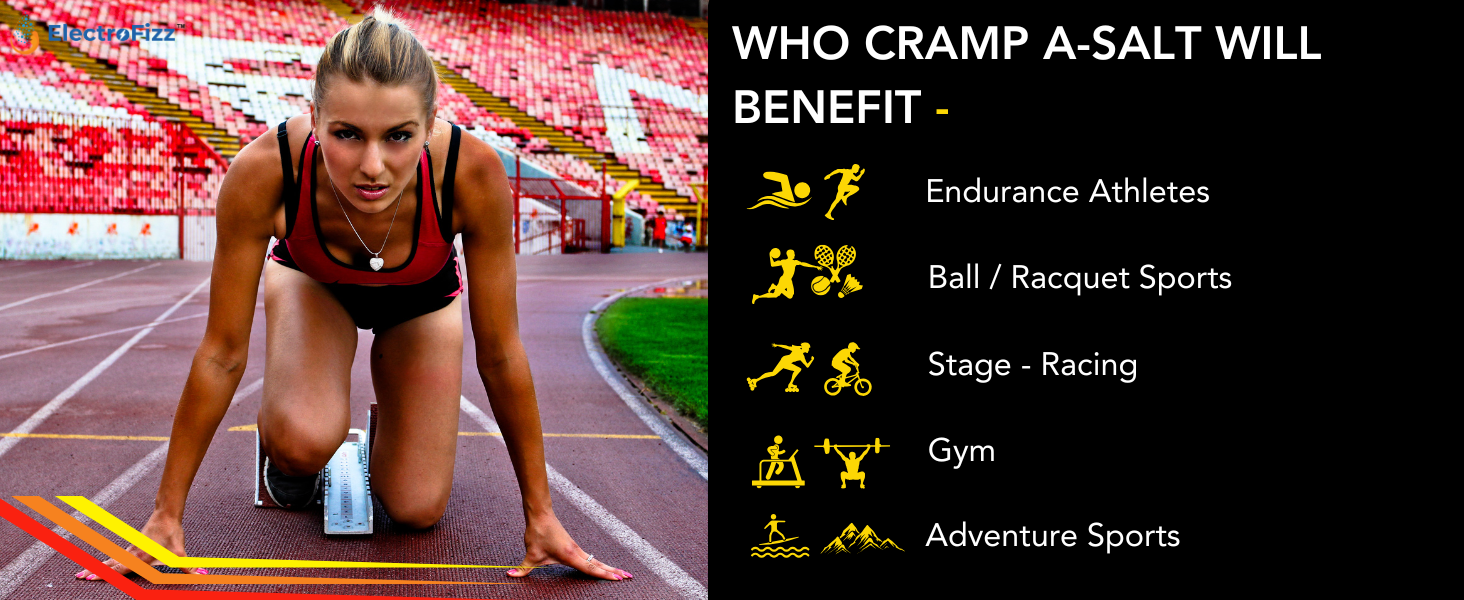 Cramp A-salt Electrolyte Powder | Sodium, Potassium, Magnesium, Coconut Water Powder | Zero Sugar| Keto Electrolyte| Endurance Electrolytes| Hydration