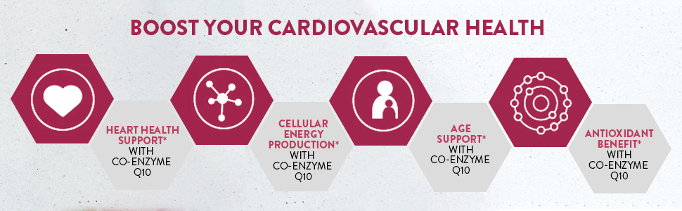 Swisse Ultiboost Co Enzyme Q-10 Supplement for Heart & Energy Metabolism - 50 Tablets