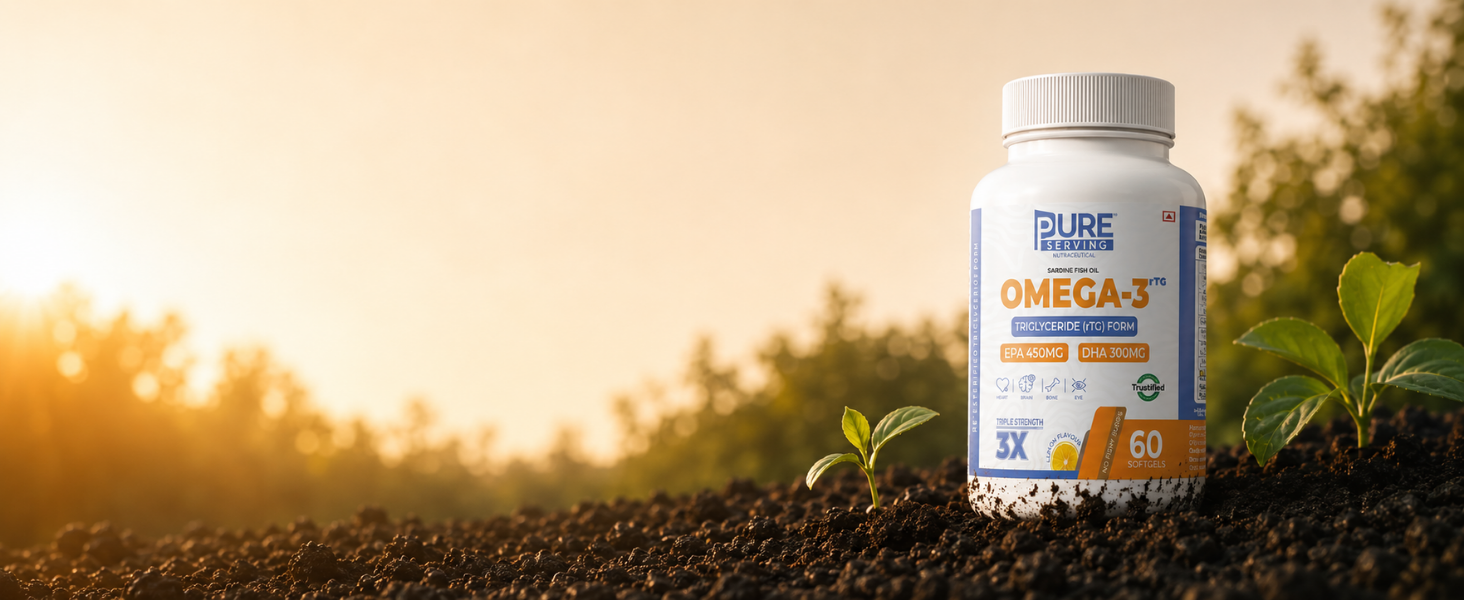 rTG Omega 3 Fish Oil Triple Strength, 60 Softgels