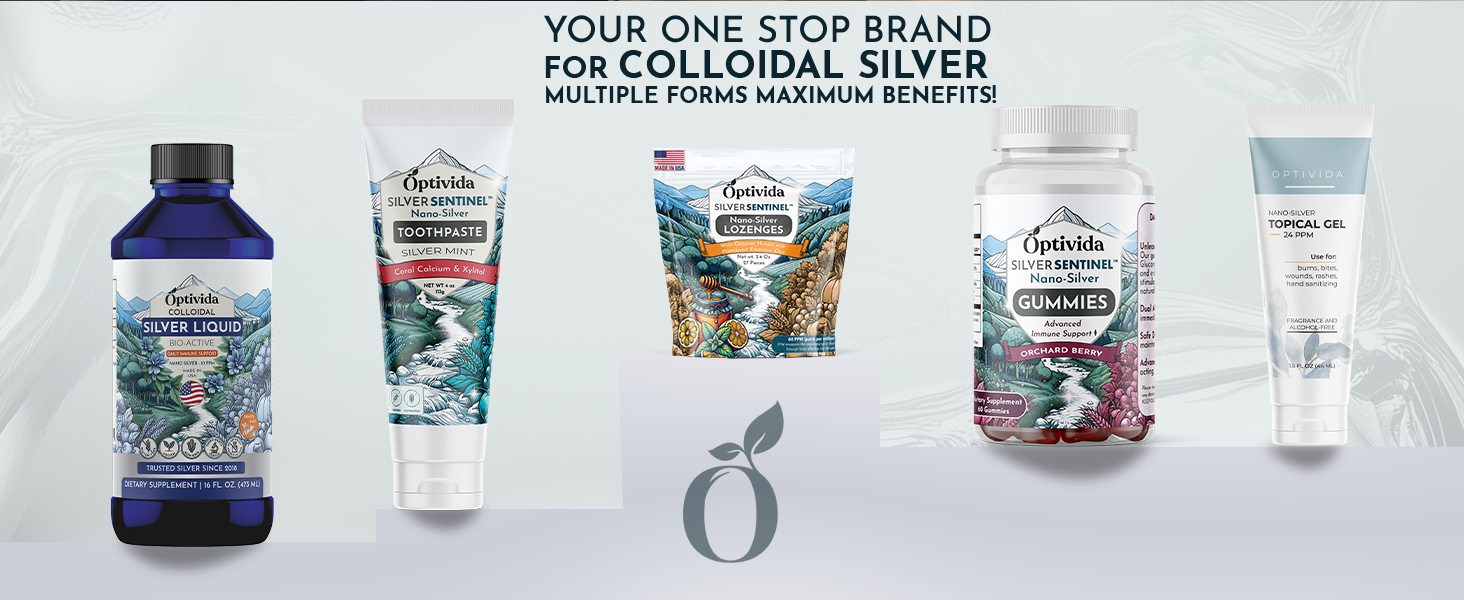 Colloidal Silver Liquid 10 PPM, Nano Silver Hydrosol Liquid Water - 16 oz