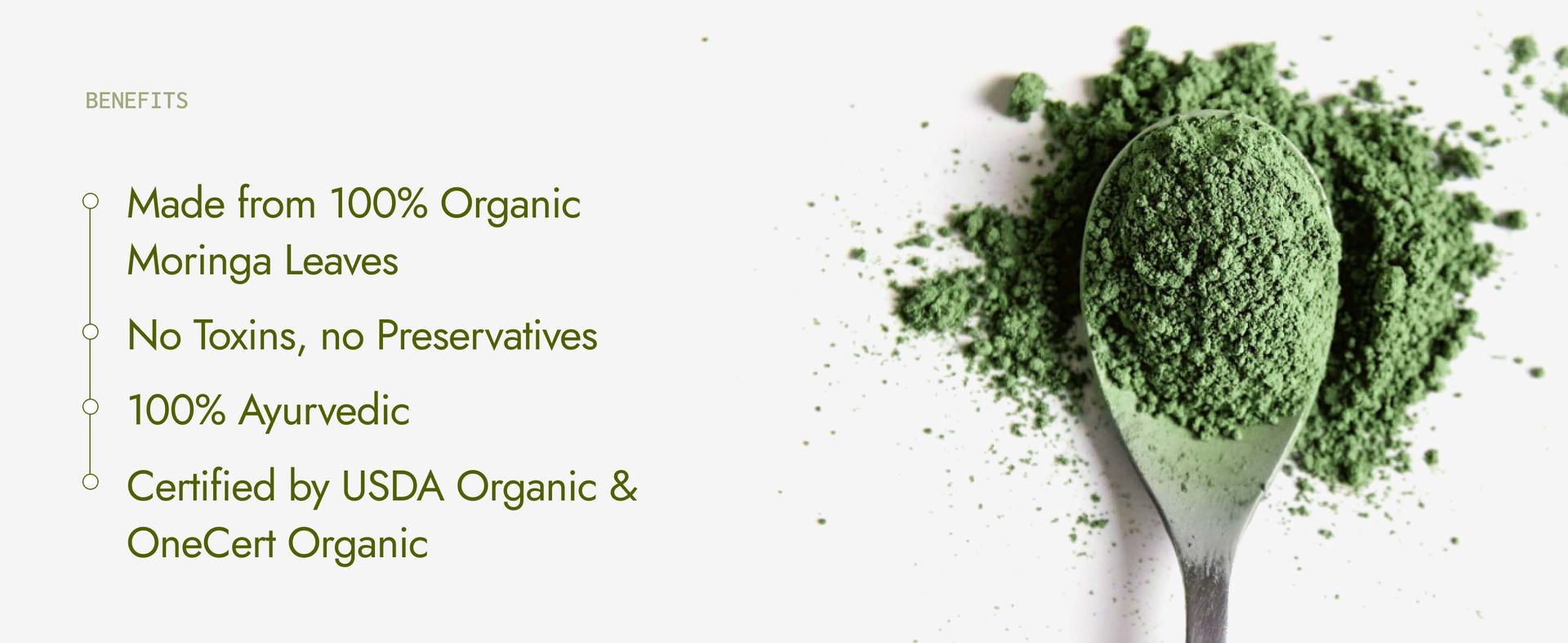 Kapiva Certified Organic Moringa Powder 200g | From Pure Drumstick Leaves | Gives Natural Energy & Nutrients