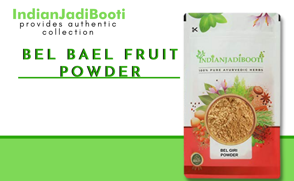 IndianJadiBooti Bael Fruit Powder | Aegle marmelos | Wood Apple Powder – Natural Digestive & Cooling Herb | 900 Grams Pack | (Pack Of 2)