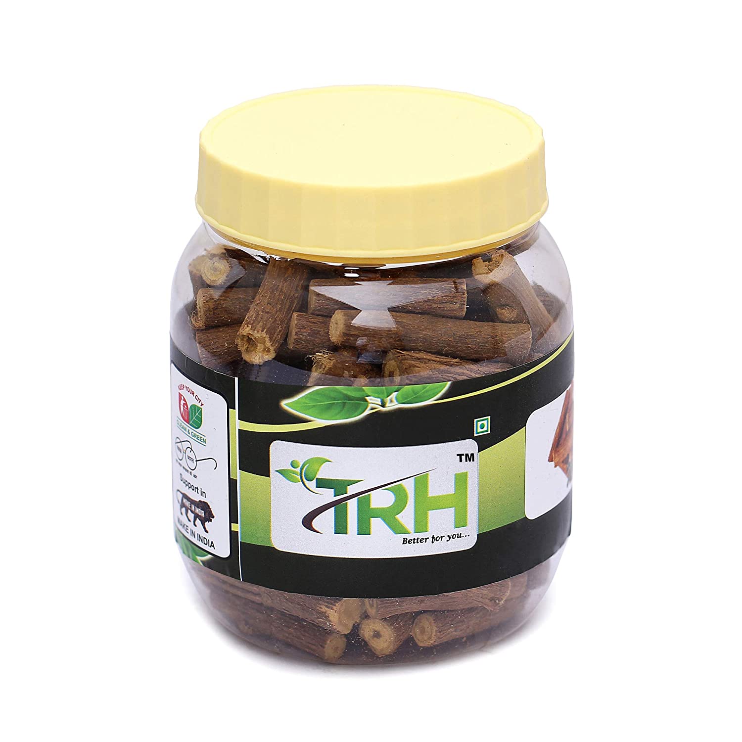 TRH Pure & Natural Licorice Root/Mulethi Stick Yashtimadhu For Health, Skin and Hair Care, Atimadhuram Podi/Athimadhura Hittu - 100gm