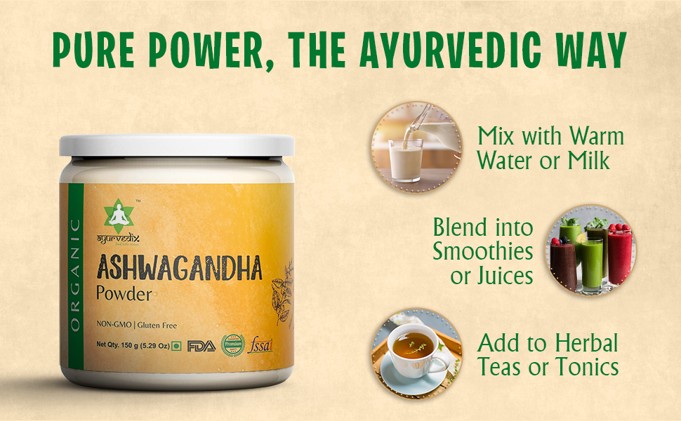 Organic Ashwagandha Powder 150g
