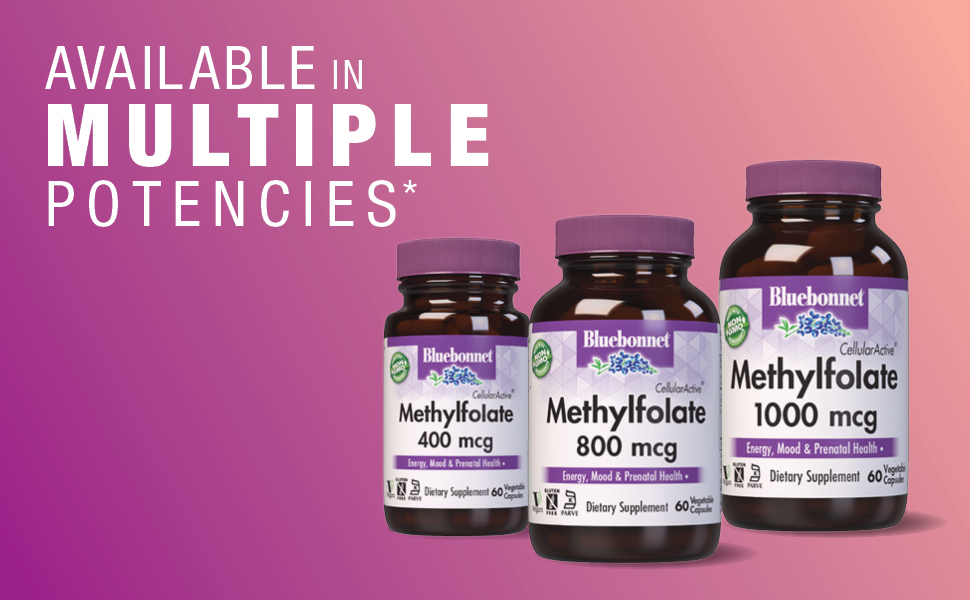 BlueBonnet Nutrition CellularActive Methylfolate 400 mcg