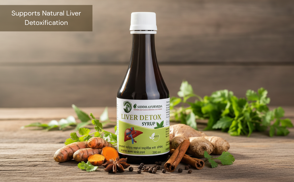 Liver Detox Syrup 200ml – Herbal Liver Cleanse, Supports Detoxification, Improves Digestion, Protects Liver Function & Boosts Metabolism | Natural Ayurvedic Liver Tonic (Liver Detox Syrup)