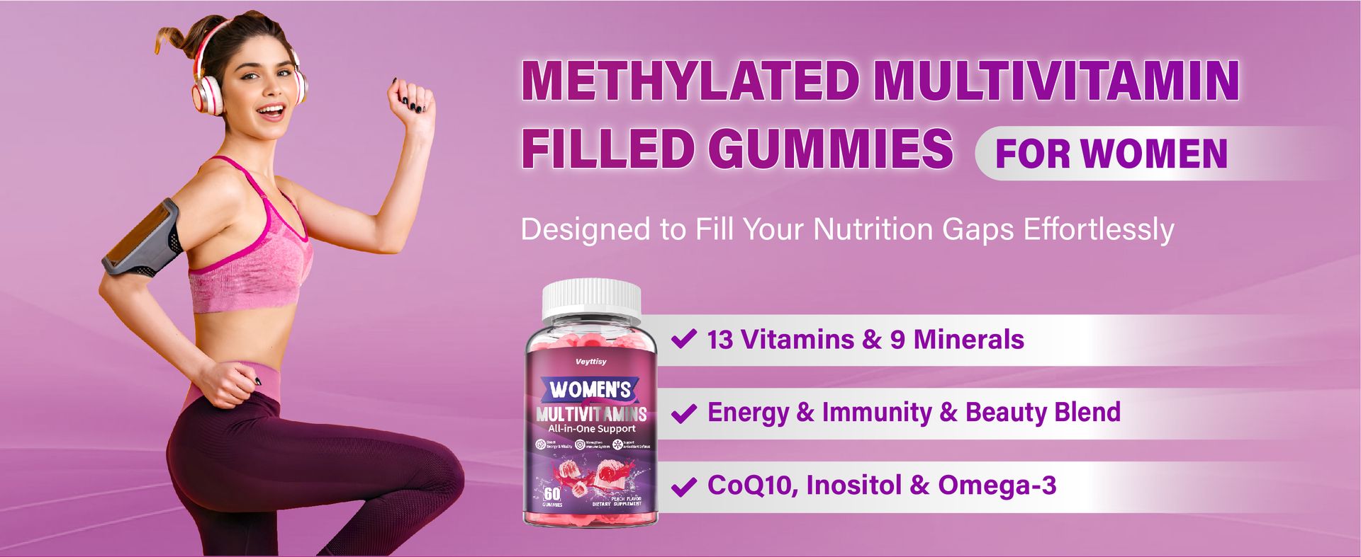 Methylated Multivitamin Gummy for Women