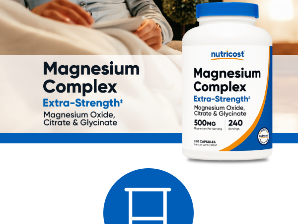 Nutricost Magnesium Complex Extra Strength 500mg, 240 Capsules