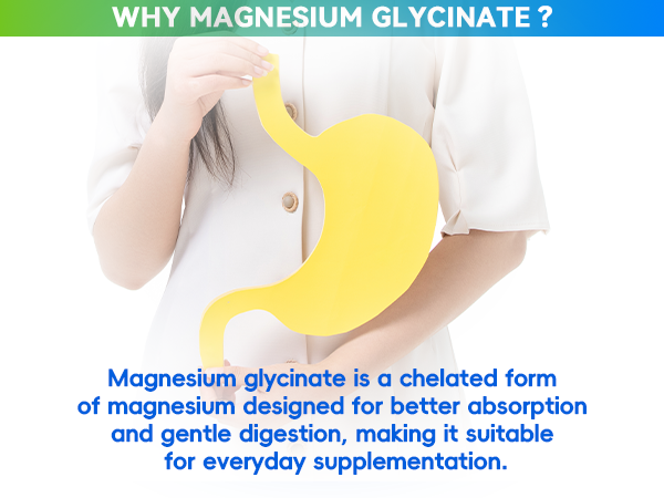 Magnesium Glycinate 500mg per Capsule – 240 Capsules – High Absorption Magnesium Supplement for Relaxation, Calmness & Muscle Support – Gentle on Stomach – Made in USA