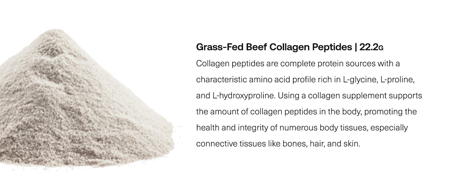 Transparent Labs Grass-Fed Collagen Peptides - 30 Servings, Unflavored