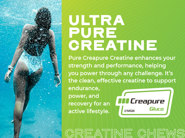 Muscle Feast Creapure Creatine Monohydrate Chewables, Lemon Lime, 360 Tabs