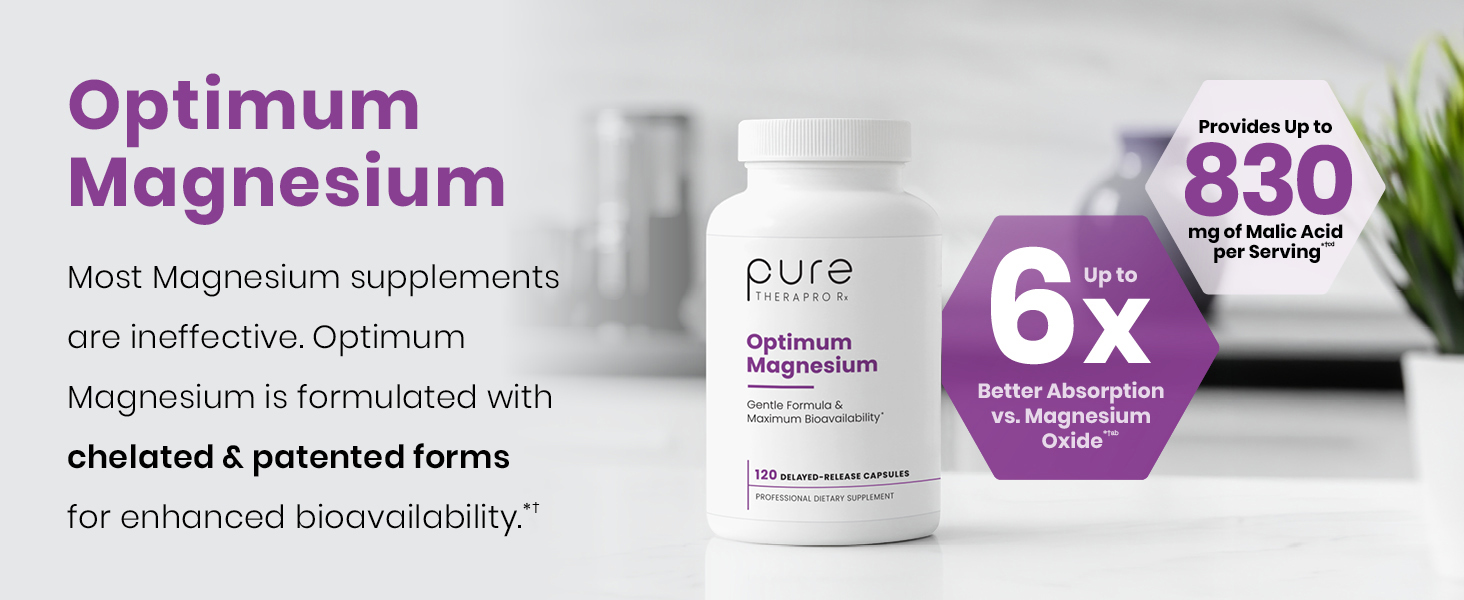 Magnesium Lysinate Glycinate & Magnesium Malate, 120 Capsules