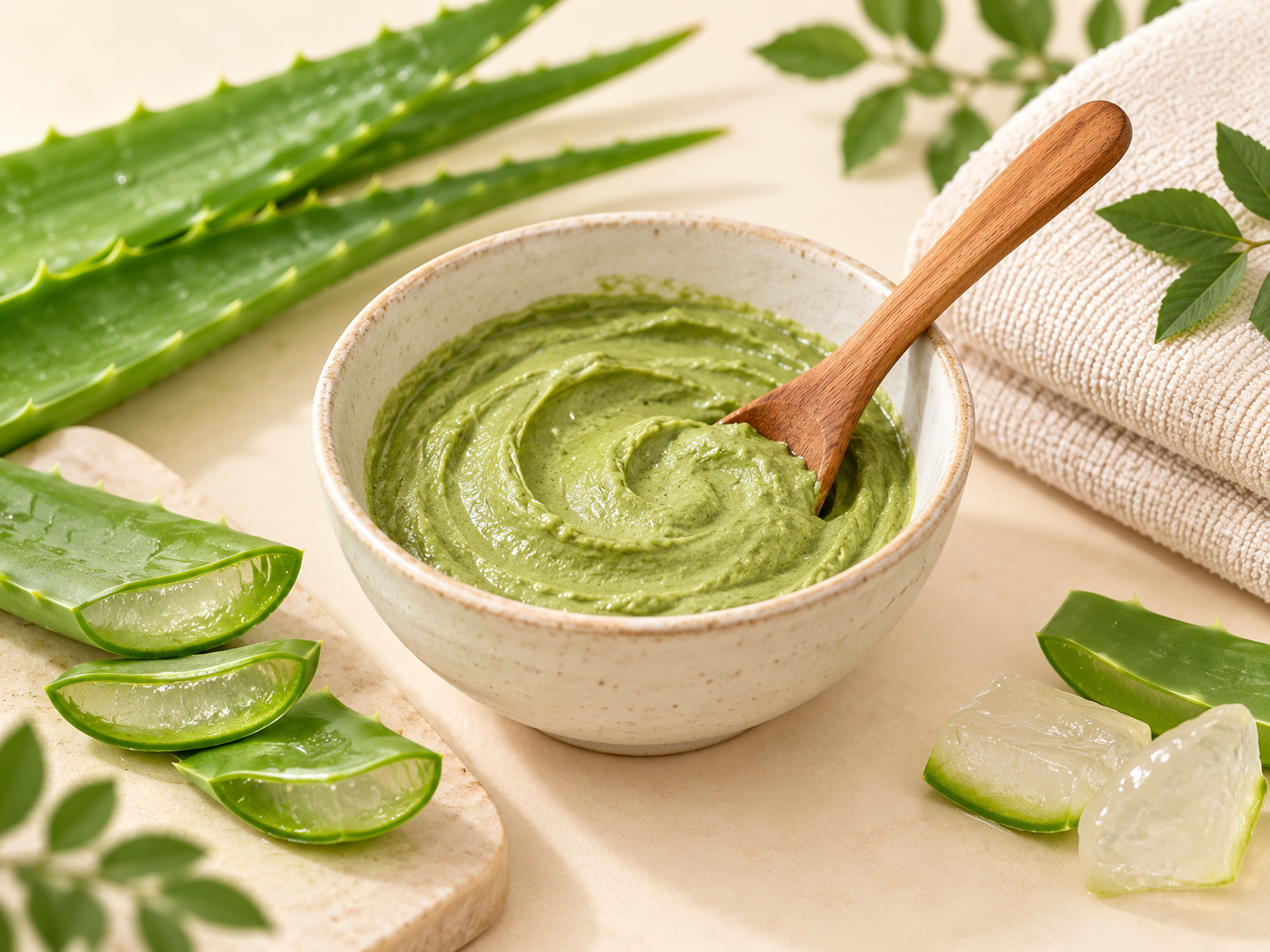Aloe Vera Powder for Hair & Skin Care | Natural Aloevera Powder for Face Pack, Hair Mask and Scalp Care | Fine Herbal Powder for DIY Beauty Routine | 200 g