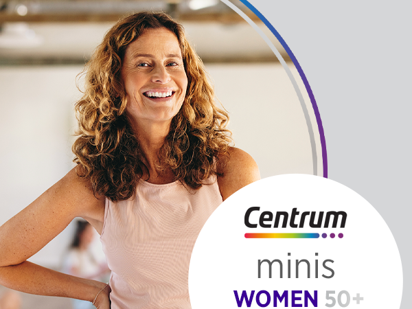 Centrum Minis Silver Women's Multivitamin, Women 50 and Over, 280 Tablets
