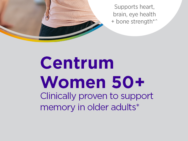 Centrum Minis Silver Women's Multivitamin, Women 50 and Over, 280 Tablets