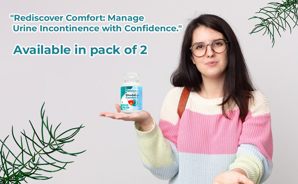 Bladder Control, Manages Urine Incontinence and Frequent Urgency, Supports Bladder Health, 120 Tablets