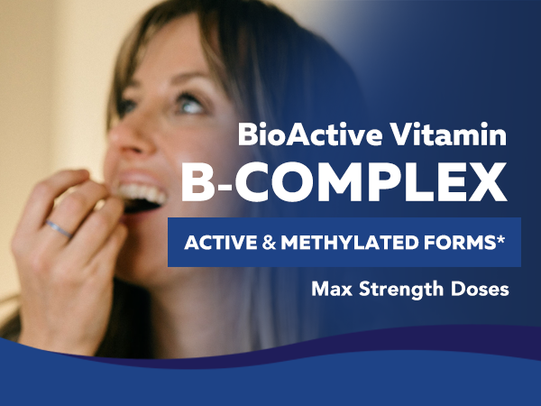 BioActive B Complex, Bloodstream Ready & Methylated, Complete 8 B-Vitamins