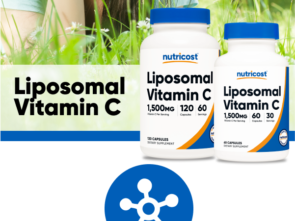 Nutricost Liposomal Vitamin C (1,500mg) 60 Capsules, High Absorption