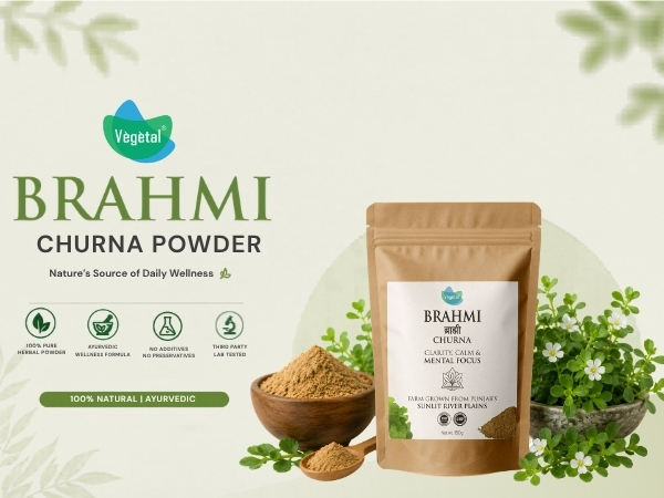 Vegetal Brahmi Churna 150g Bacopa Monnieri Leaf Powder