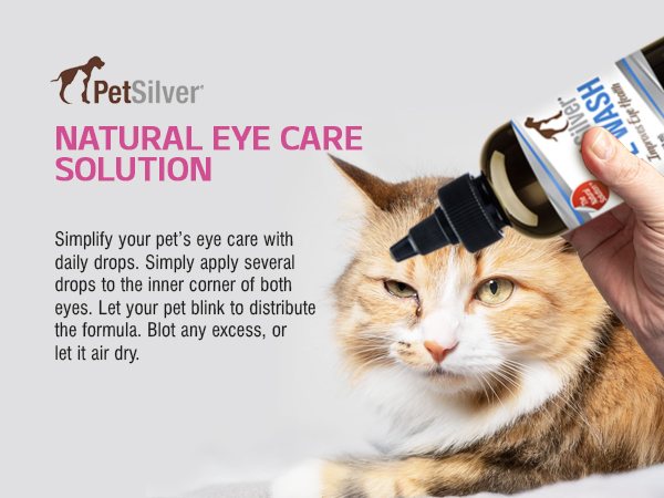 Dog Eye Wash, Natural Relief, Pet Eye Rinse For Dogs & Cats, USA, 4 fl oz