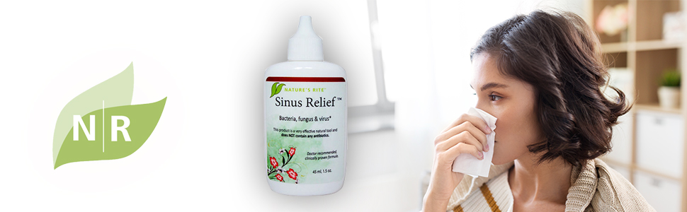 Nature's Rite Sinus Relief™, 1.5 oz. (45 mL) – All-Natural Nasal Sinus Spray – Relief for Sinus Problems – Encourages a Healthy Sinus System – Easy-to-Use, Portable Sinus Support – Made in USA