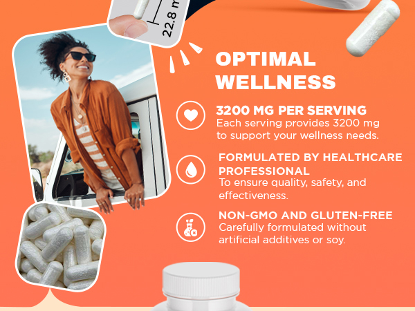 Vitamatic D-Ribose 3200 mg per Serving – Energy Support Supplement – 240 Vegetarian Capsules – Non-GMO & Gluten Free, Made in USA