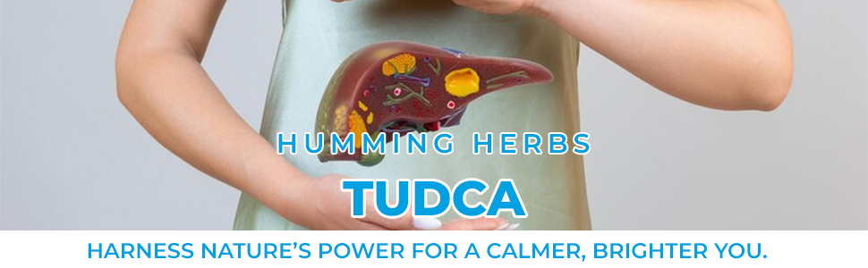 Humming Herbs Liver Care TUDCA+ | 7-in-1 Formula with Milk Thistle, Dandelion & Panax Ginseng | Supports Liver Health & Detoxification | 1200mg per Serving | 180 Veg Capsules