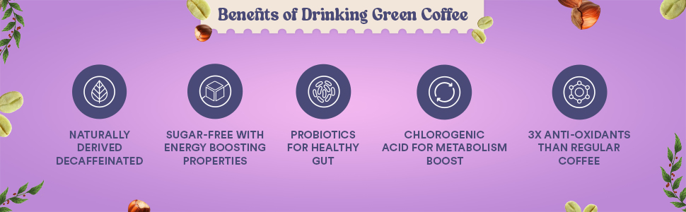 Greenbrrew Hazelnut Instant Green Coffee - 1 Month Pack (250g)