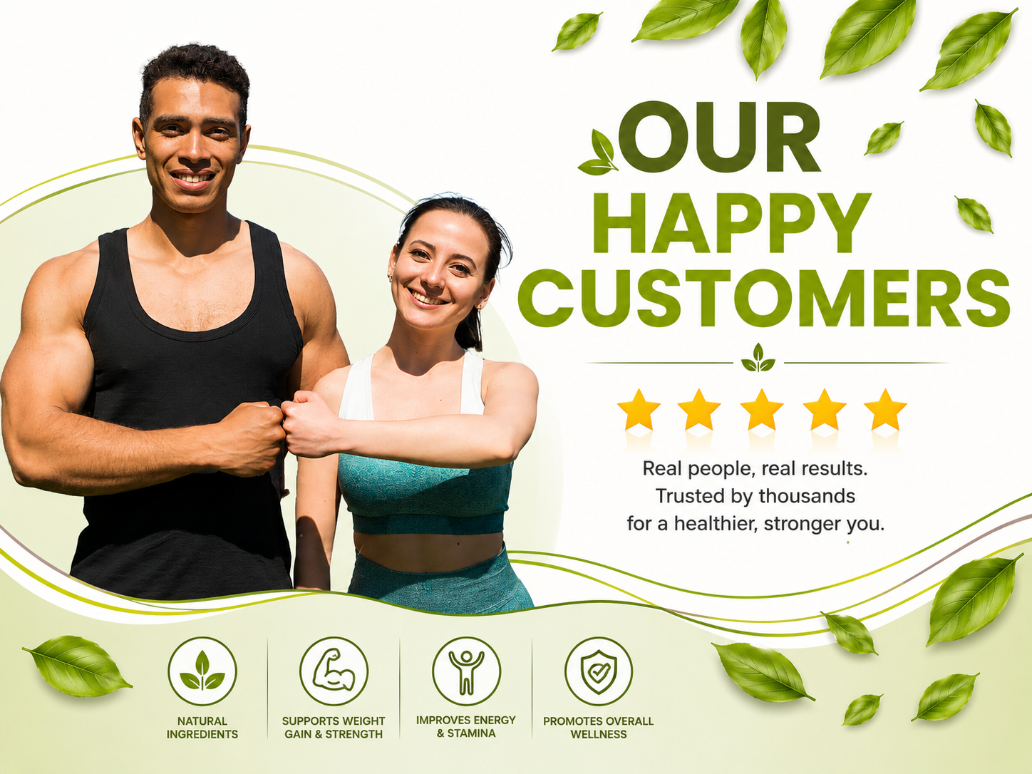 Pharma Science Ayurvedic Weight Gainer Powder for Men & Women | Natural Herbal Mass Gainer Supplement | Healthy Weight Gain, Muscle Mass & Stamina Booster | 100 GM